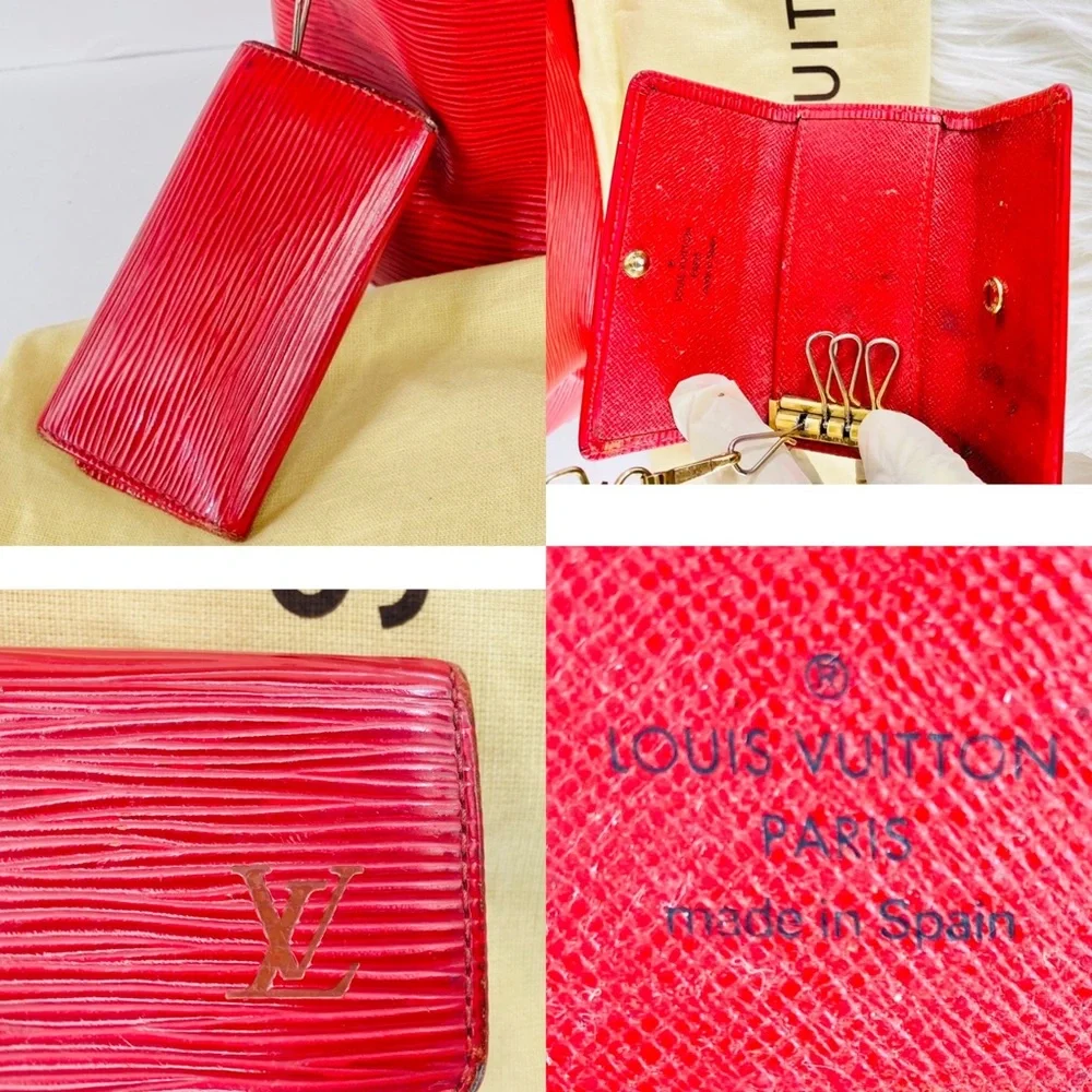 😍💃🏻🥰Authentic LOUIS VUITTON Red Epi Sac… 30 - Picture 12 of 14
